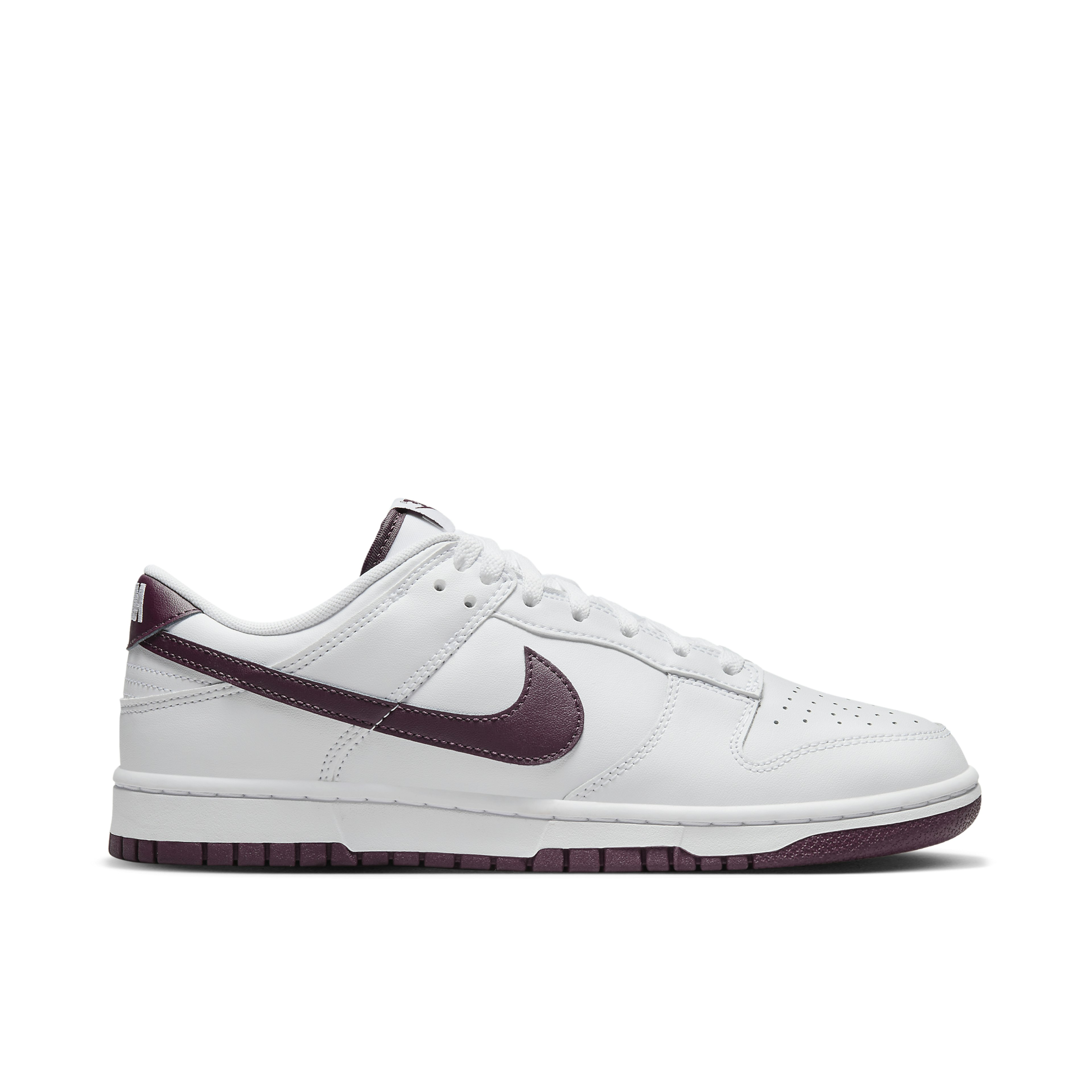 Nike Dunk Low White Night Maroon