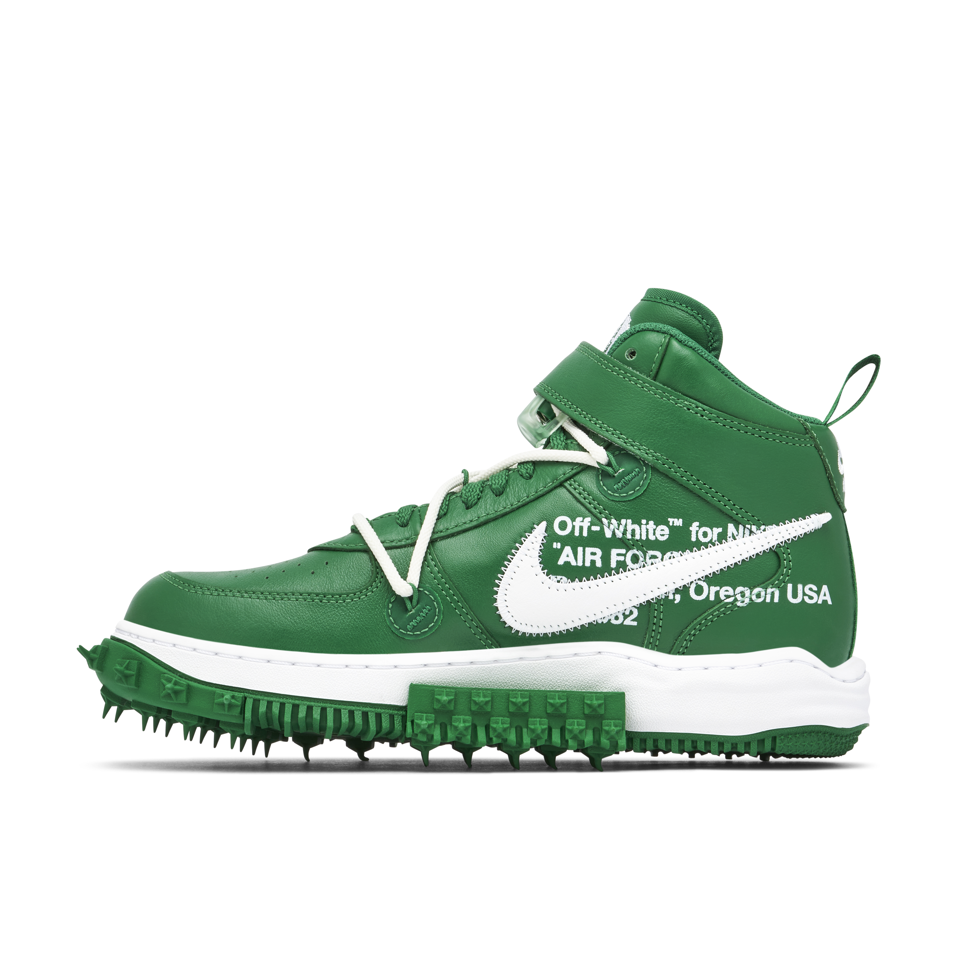 Nike Air Force 1 Mid x Off-White Pine Green