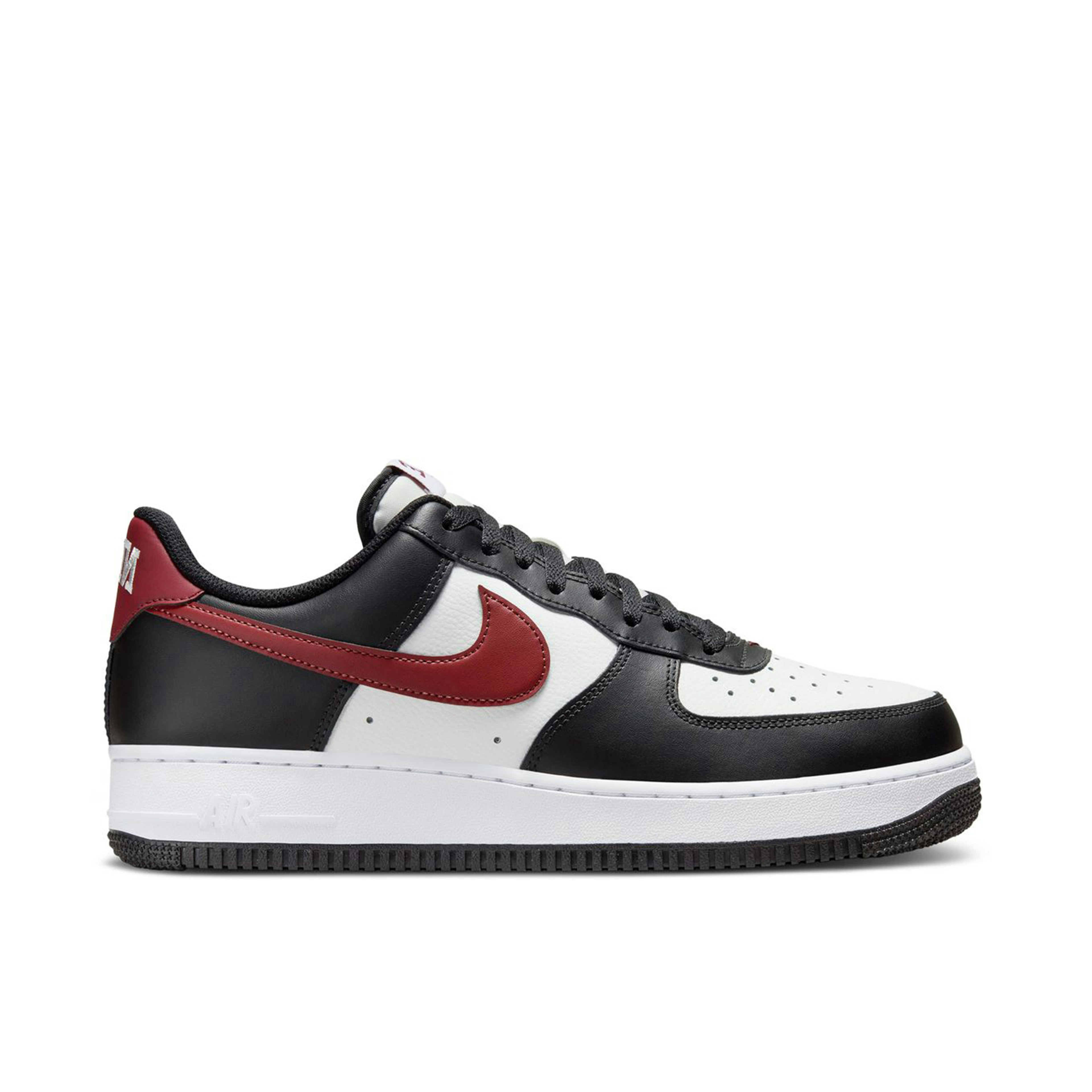 Nike Air Force 1 Low 07 Black White Dark Team Red