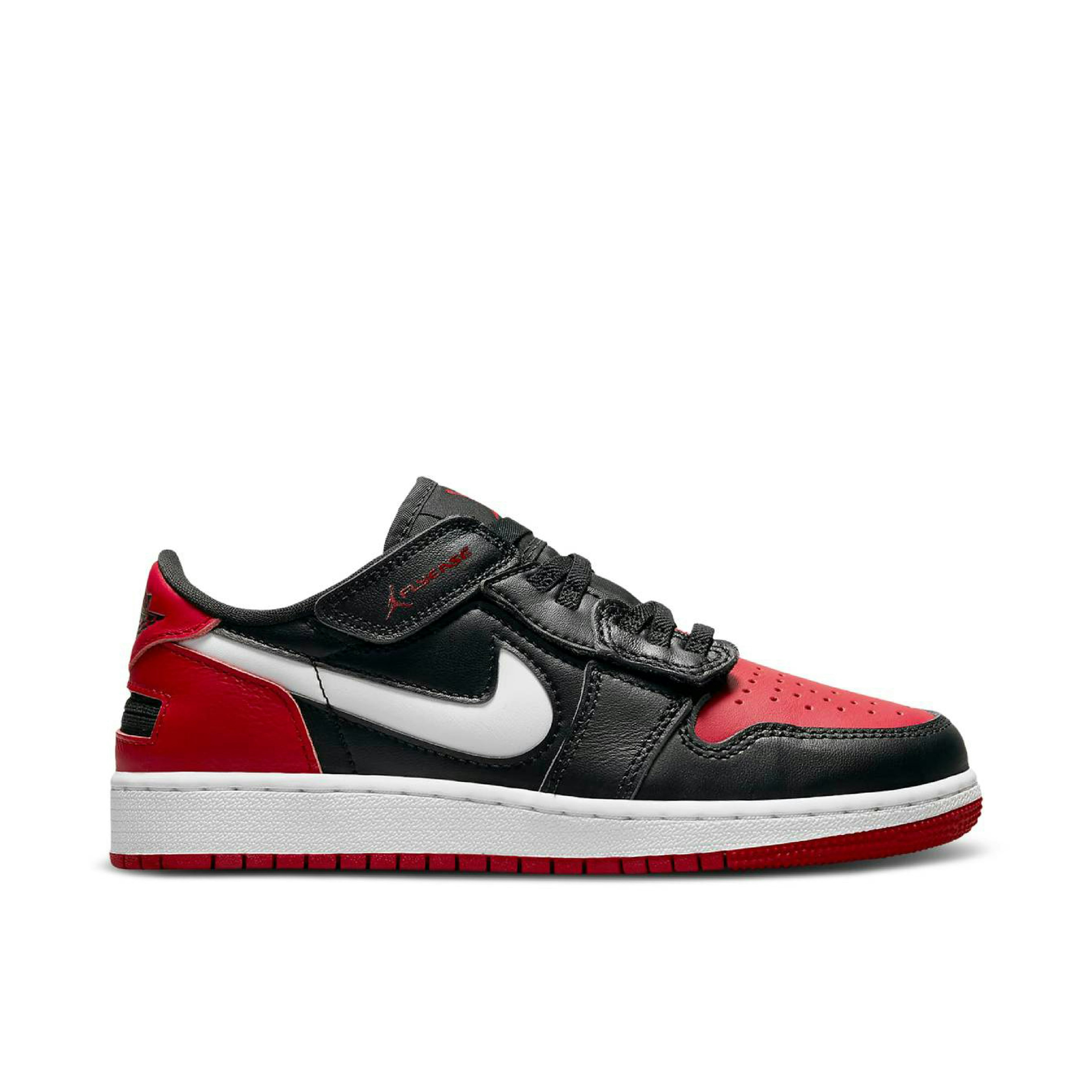 Air Jordan 1 Low Flyease Alternate Bred Toe GS
