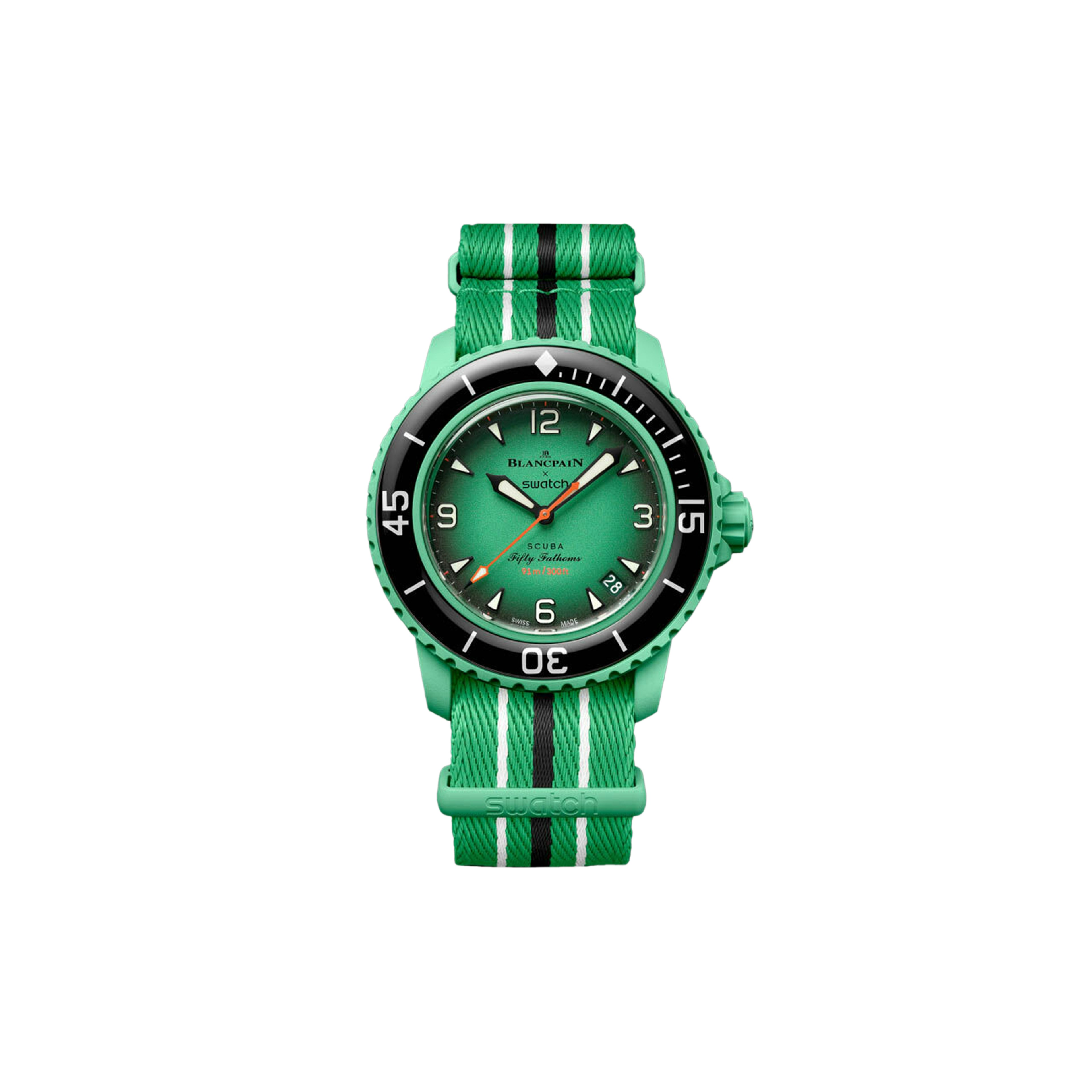 Blancpain x Swatch Scuba Fifty Fathoms Indian Ocean SO35I100 Green