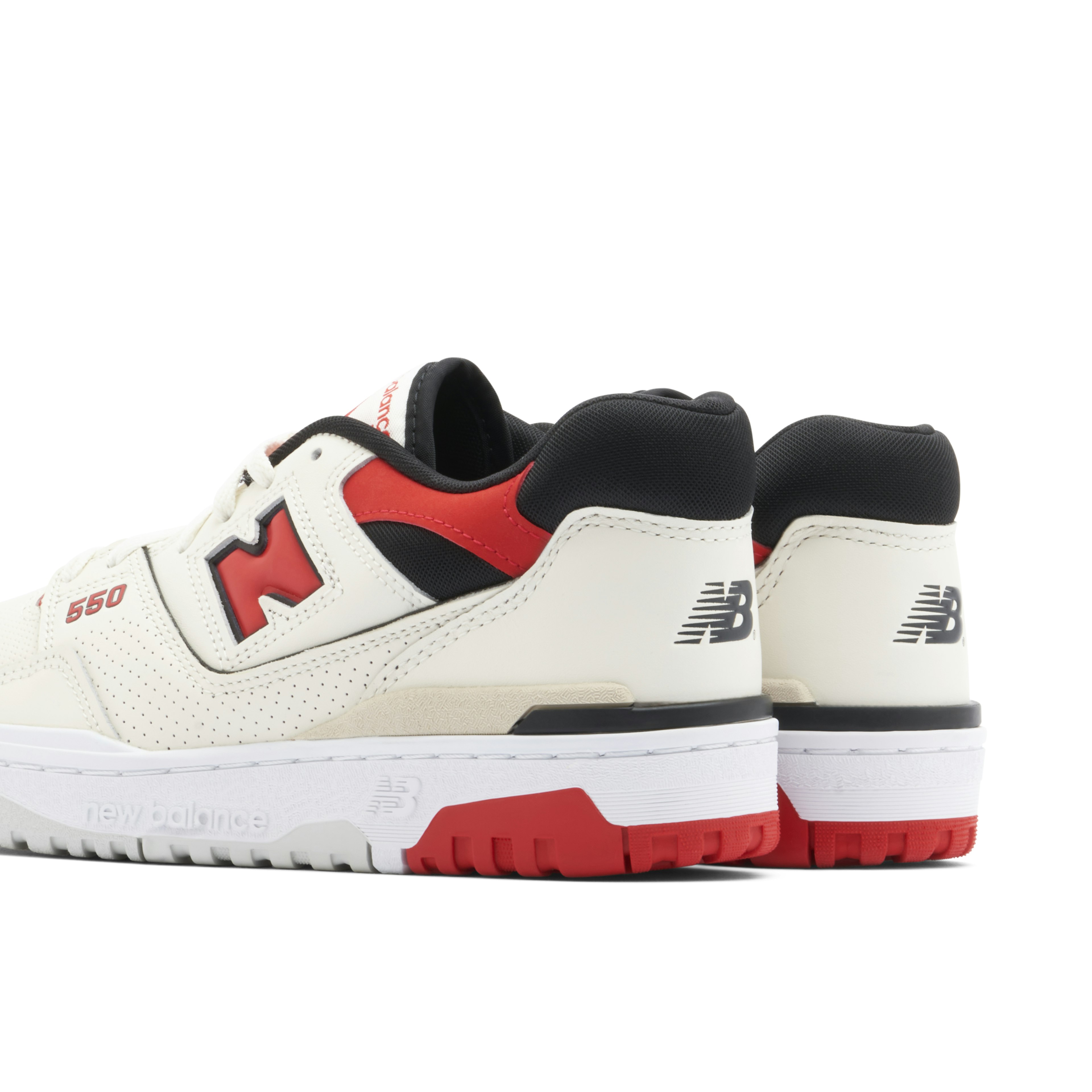 New Balance 550 Sea Salt True Red